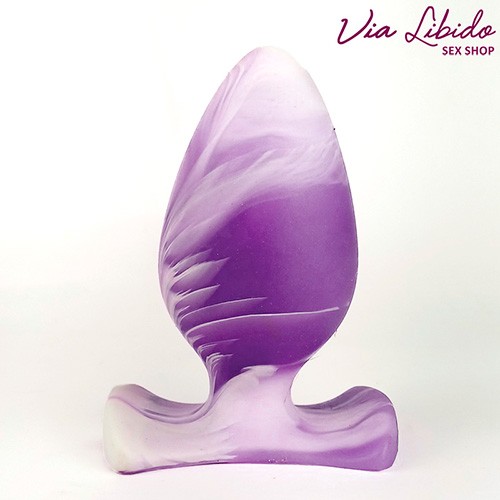 Pleiku Red Panda Plug Anal Silicone Líquido Flexível Macio