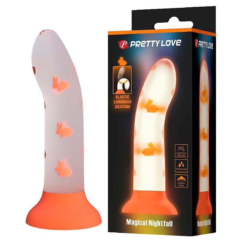 Dildo com Ventosa - Brilha no Escuro - Magical Night - Pretty Love