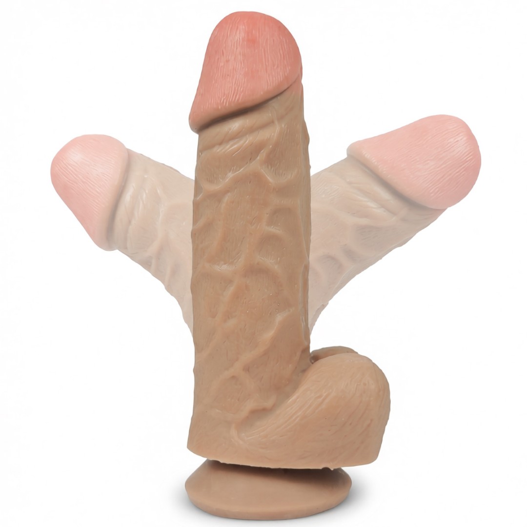Pênis Cyber 21x5,4cm com Ventosa
